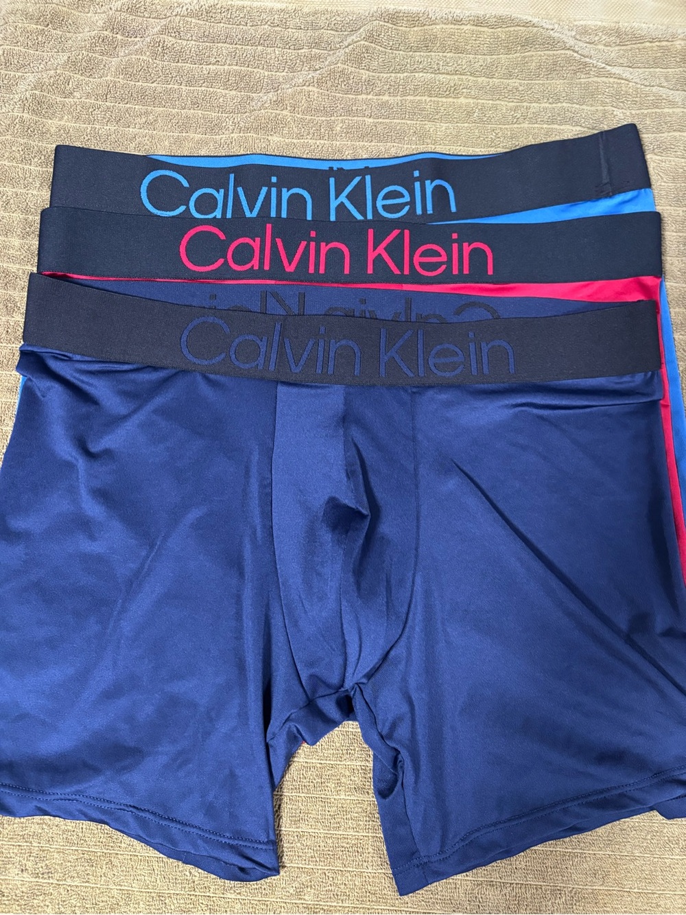 3 pairs of Calvin Klein Boxer Briefs